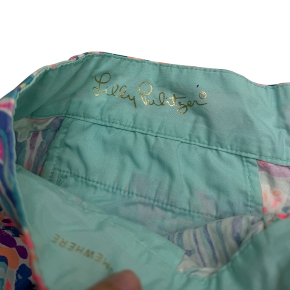 Lilly Pulitzer 5" Callan Shorts Seas The Day - Picture 9 of 15